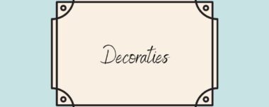 Decoraties -